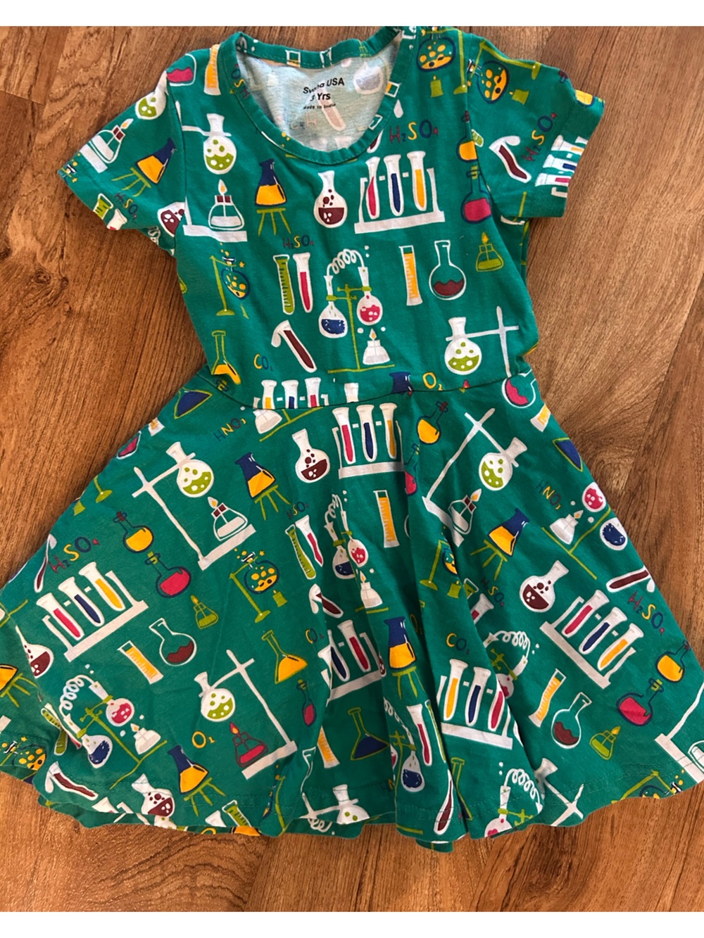 NWOT Svaha Science Lab Print Twirl Dress for Kids